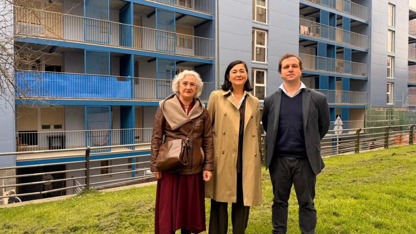 Bilbao concluye los trabajos de ampliación con terrazas en 84 viviendas del barrio de Otxarkoaga