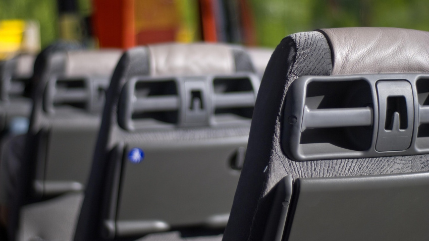 Interior de un autobús