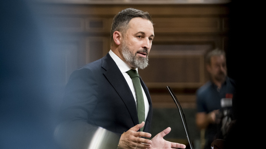 El líder de VOX, Santiago Abascal