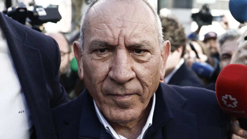 José Ángel González, el exnúmero dos de la Policía, a su llegada a los juzgados