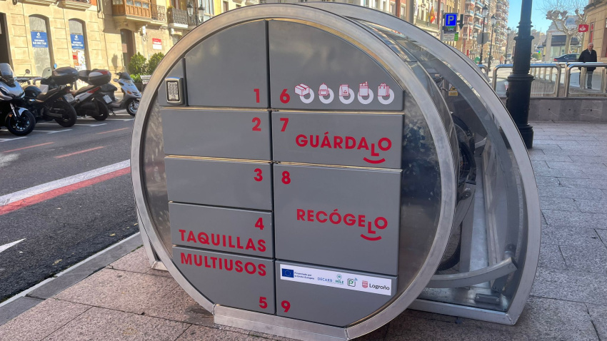 Nuevas taquillas inteligentes en Logroño
