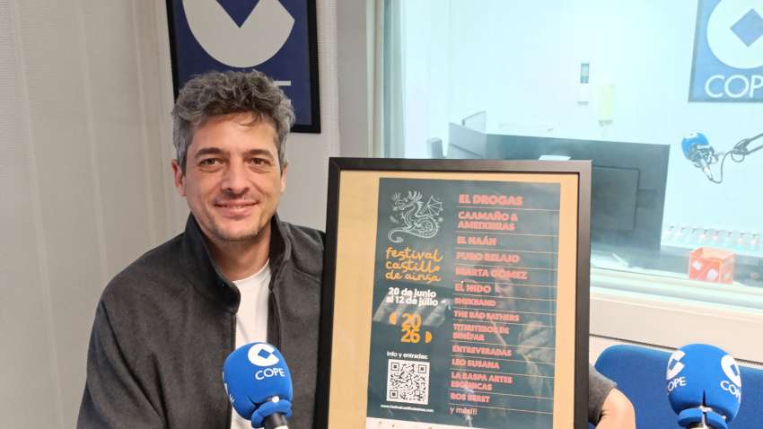 Daniel Escolano, Director del festival Castillo de Ainsa en los estudios de COPE Huesca