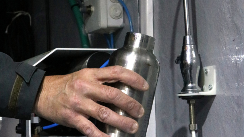 Así se ve el grifo de la desalinizadora