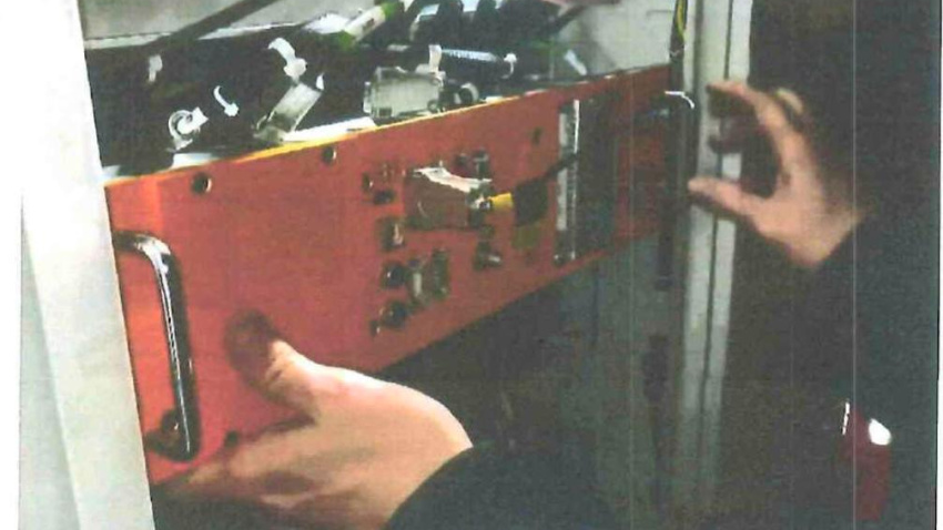 Imagen de las cajas negras del tren Iryo