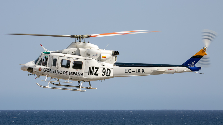 Helicóptero Bell 412 de la compañia