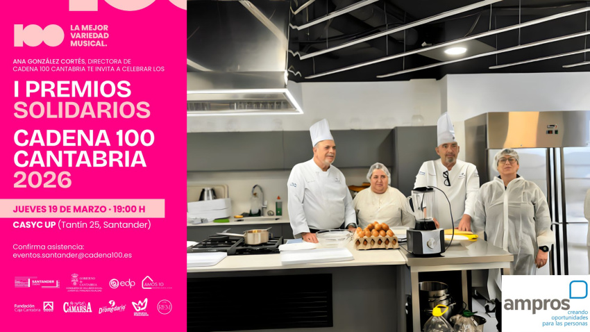 El Premio a la Iniciativa Solidaria distinguirá la labor de Fundación AMPROS, una de las entidades sociales más relevantes de Cantabria