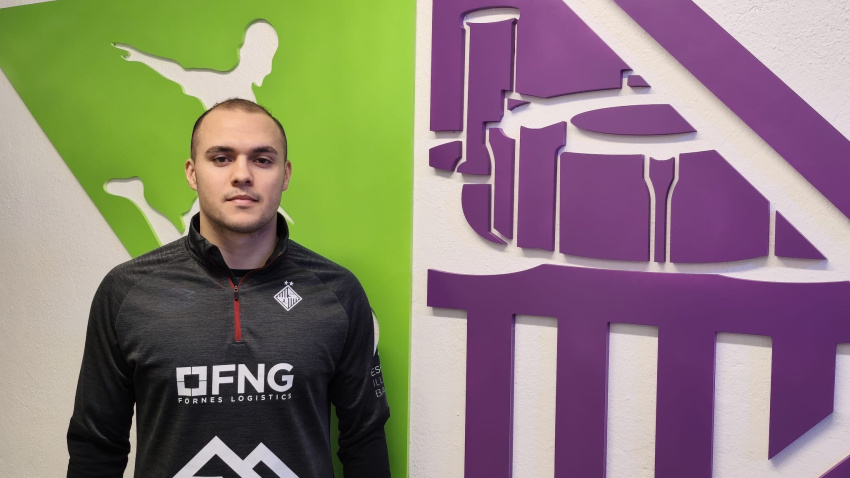 Fabinho, posando en el Conectabalear Lounge del Palma Futsal