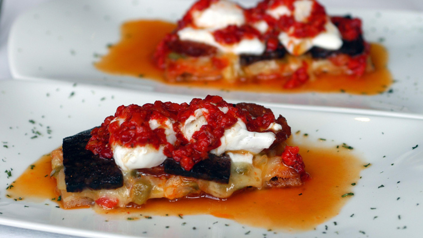 Imagen de recurso de un plato del un restaurante con Estrella Michelin