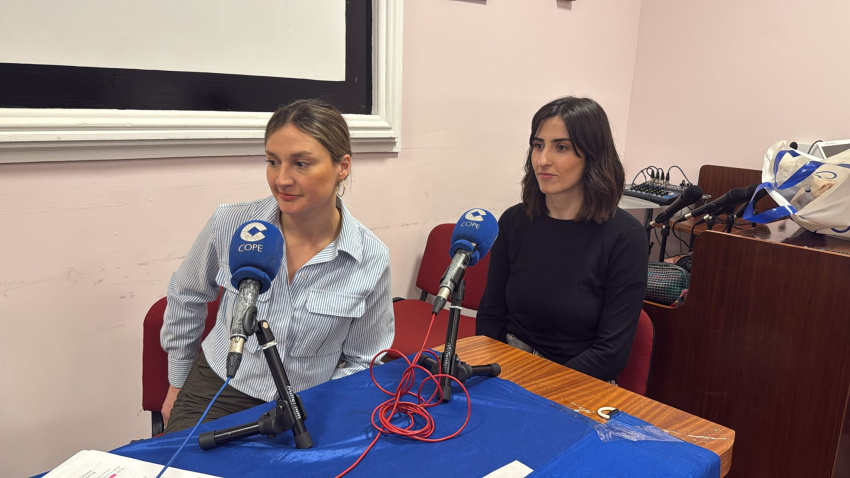 Blanca Viadero, profesora y Patricia García, tutora