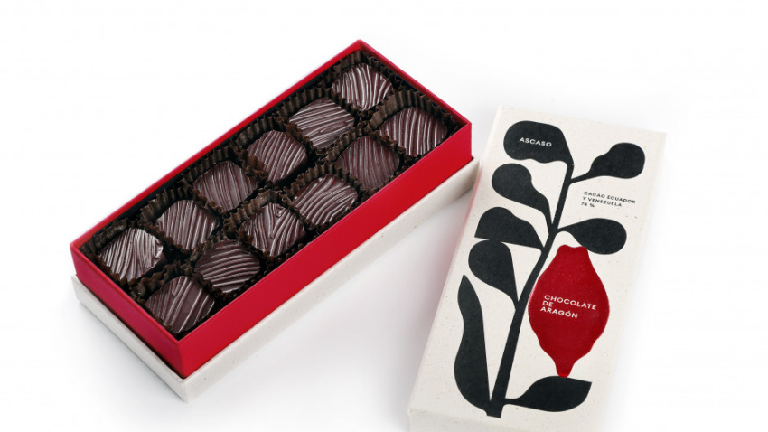 Bombones chocolate de Aragón