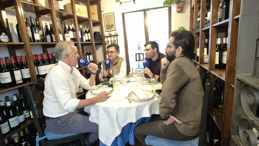 Alberto Rosales, Francisco Durán, Fernando López y Rafael Ávalos