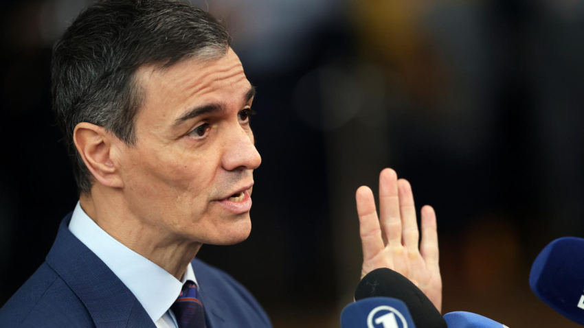 El presidente del Gobierno español, Pedro Sánchez