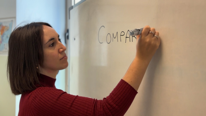 María Monge forma parte de Atalaya Intercultural, una asociación que nació por iniciativa de varias congregaciones religiosas de Burgos.