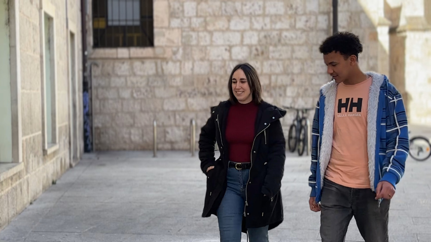 María Monge e Issam Ikli