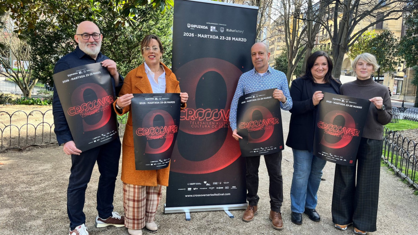 Presentación del Festival "Crossover. Cultura de series" en San Sebastián
