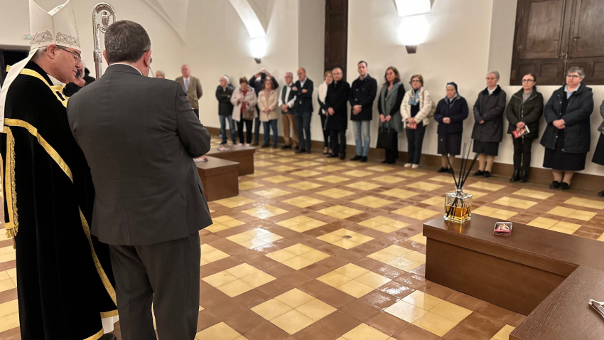 El Columbario ha sido bendecido por el arzobispo de Toledo, Francisco Cerro Chaves