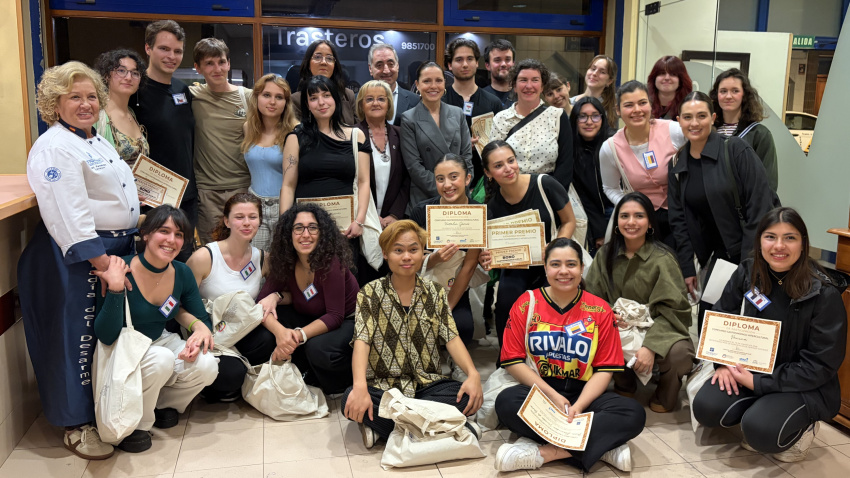 Foto de familia tras el certamen