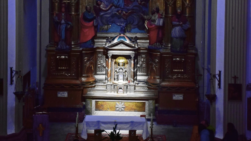 Imagen del asoleo de Biscarrués