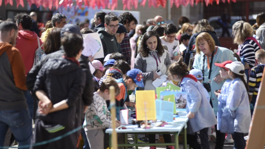 El colegio Padre Claret de Palencia abre sus puertas al mundo con el alpinista Tente Lagunilla como invitado de honor