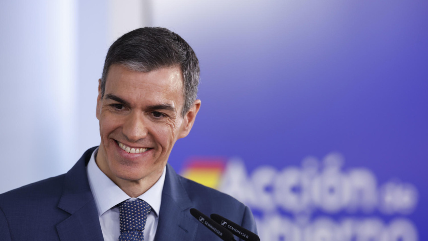 El presidente del Gobierno, Pedro Sánchez