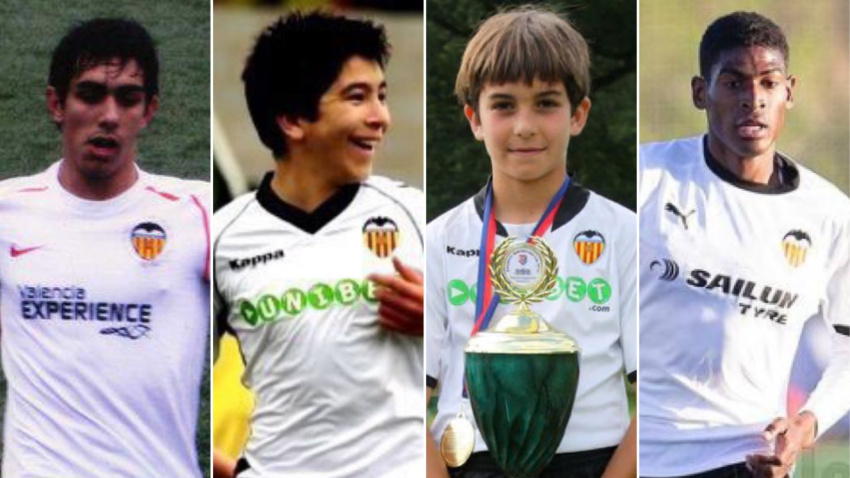 Borja Iglesias, Carlos Soler, Ferran y Mosquera salieron de Paterna