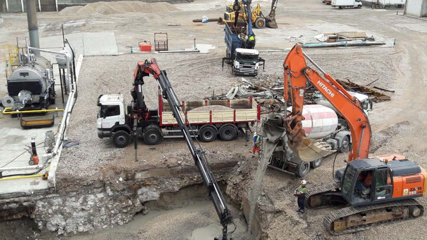 Maquinaria de 'Hermanos Castaño', empresa de Ángel Castaño