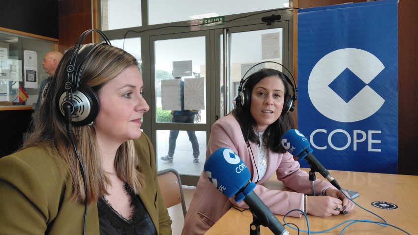 Arantxa Miralles y Esther Giner, concejalas del Ayuntamiento de Castellón de la Plana, en 'Herrera en COPE Más Castellón'.