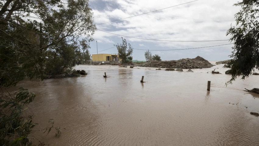 Therese desata el caos en Gran Canaria