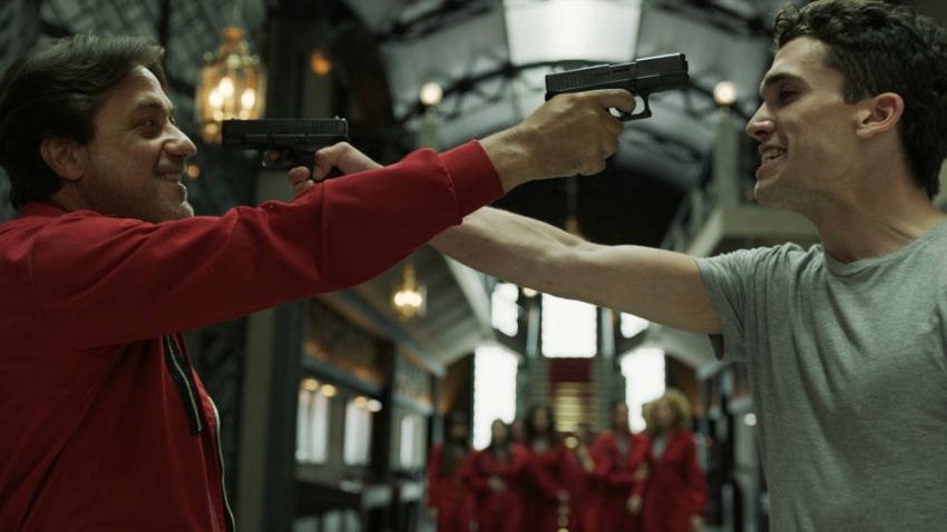 Enrique Arce en 'La casa de papel'