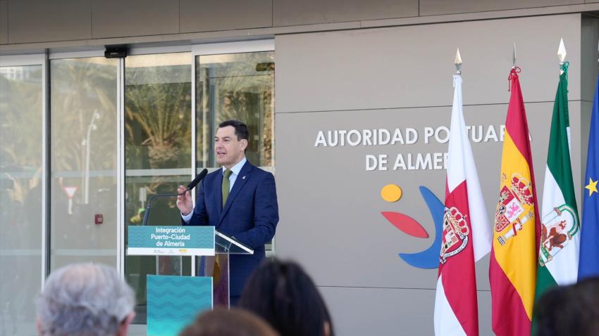 El presidente de la Junta de Andalucía, Juanma Moreno