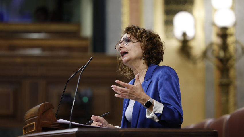 La vicepresidenta primera y ministra de Hacienda, María Jesús Montero