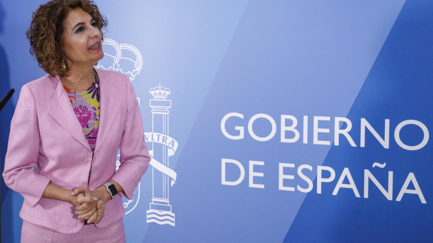 La vicepresidenta primera del Gobierno y ministra de Hacienda, María Jesús Montero