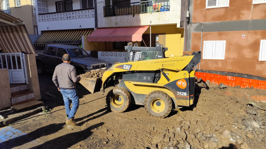 Casa anegada en El Pris