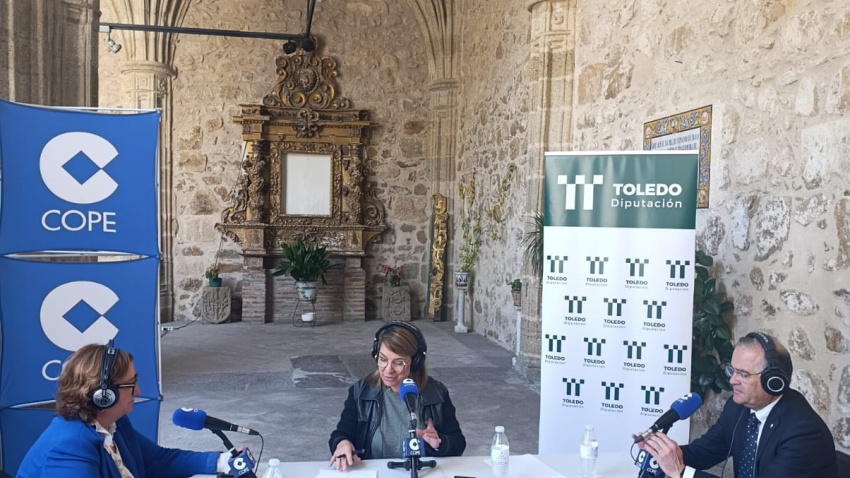 Conchi Cedillo y José Julián Gregorio en el programa especial de COPE