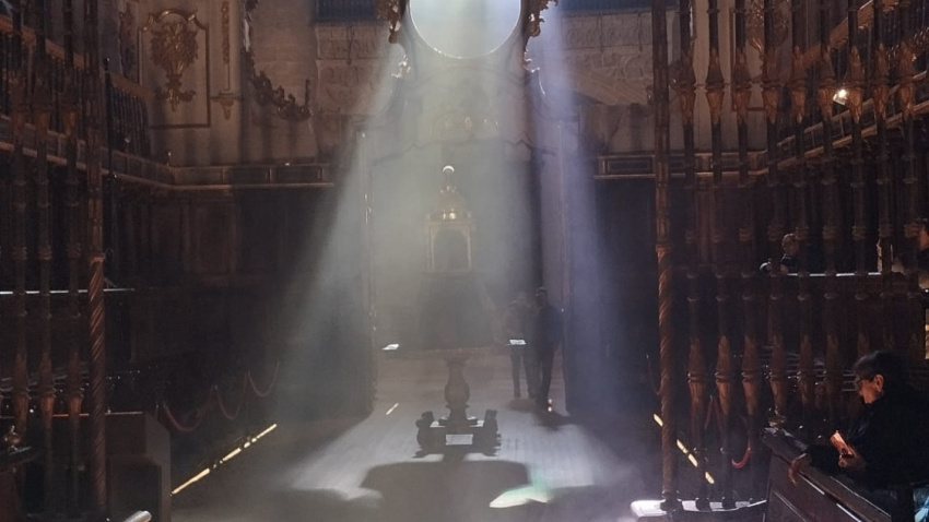 Imagen que se produce en Yuso