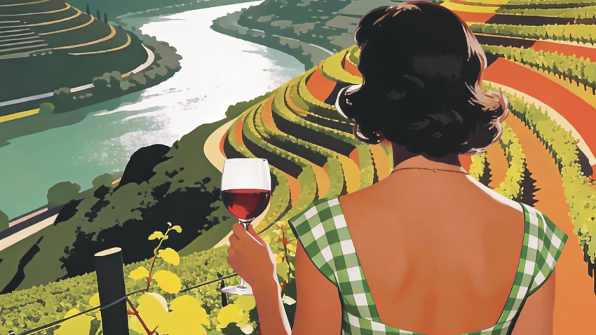 Cartel de la Feira do Viño de Amandi 2026