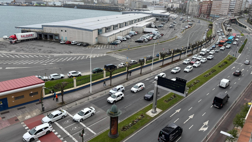 Manifestación de taxis en A Coruña, 23/3/26