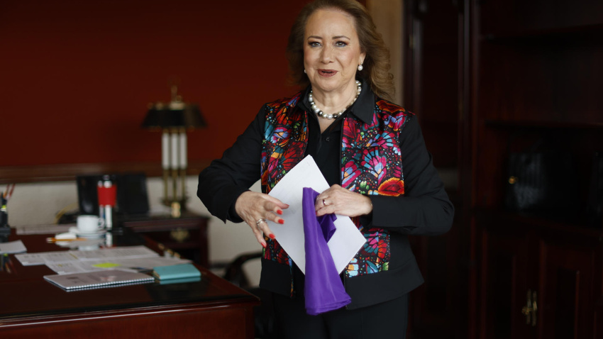 La ministra de la Suprema Corte de Justicia de la Nación, Jasmín Esquivel