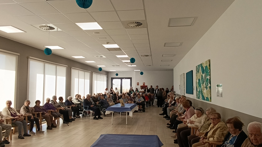 Usuarios de la residencia Rey Ardid de Huesca