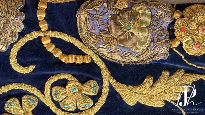 Túnica de Nuestro Padre Jesús Nazareno Rescatado de Córdoba restaurada