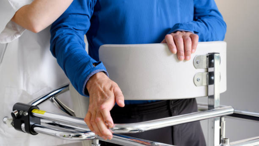 Persona enferma de ELA