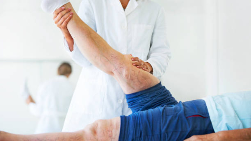 Sesión de fisioterapia