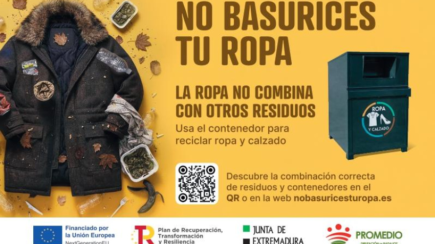 No basurices tu ropa