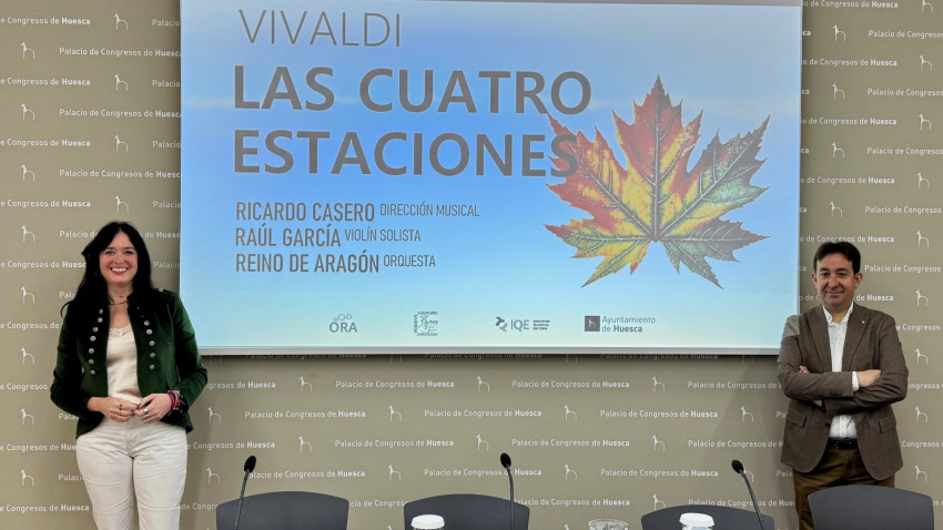 Presentación "Las cuatro estaciones" de Vivaldi en Huesca