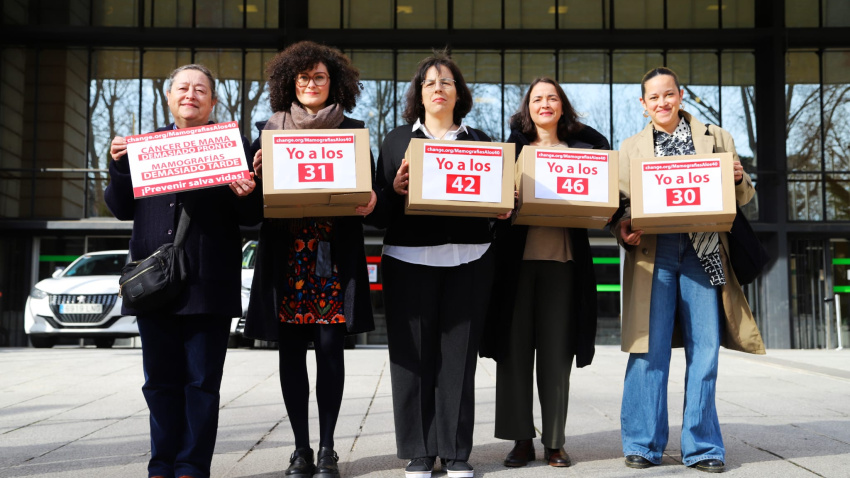 Mujeres de la iniciativa "Mamografías a los 40"