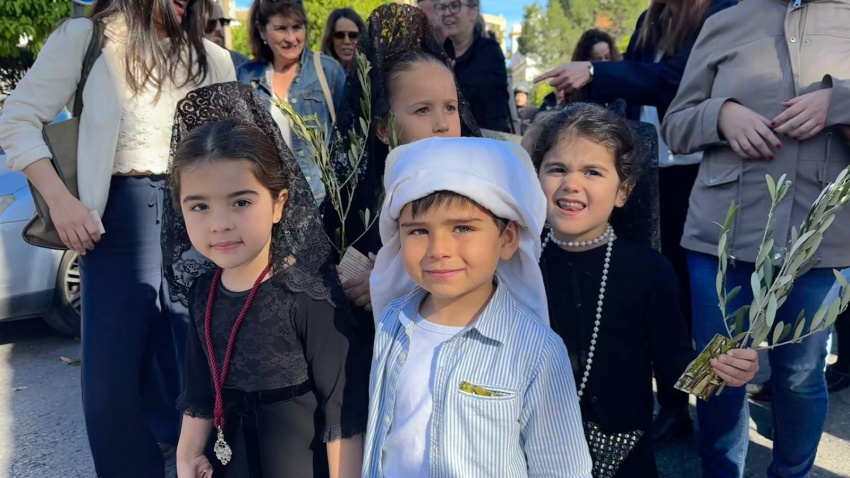 Alumnos del colegio San Miguel de Nervión