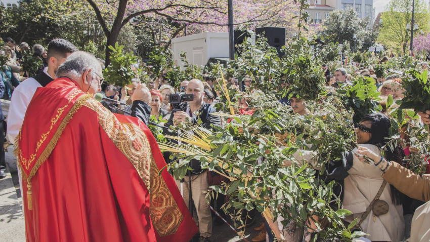 Bendición de los ramos en Ferrol