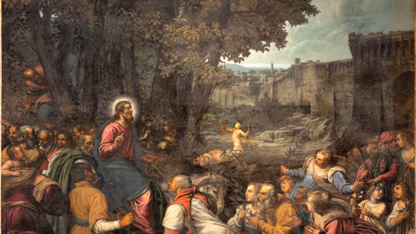 Jesús entra en Jerusalén en la Basílica de San Pedro, por Antonio Vassillachi