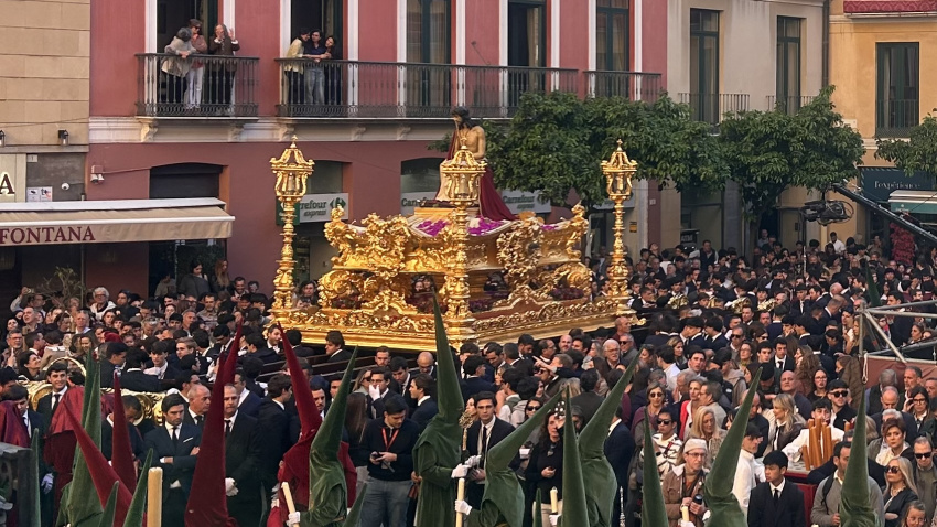 La Semana Santa de Málaga ofrece imágenes tan maravillosas como ésta.
