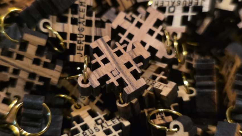 Una imagen de las cruces que se entregarán este Viernes Santo